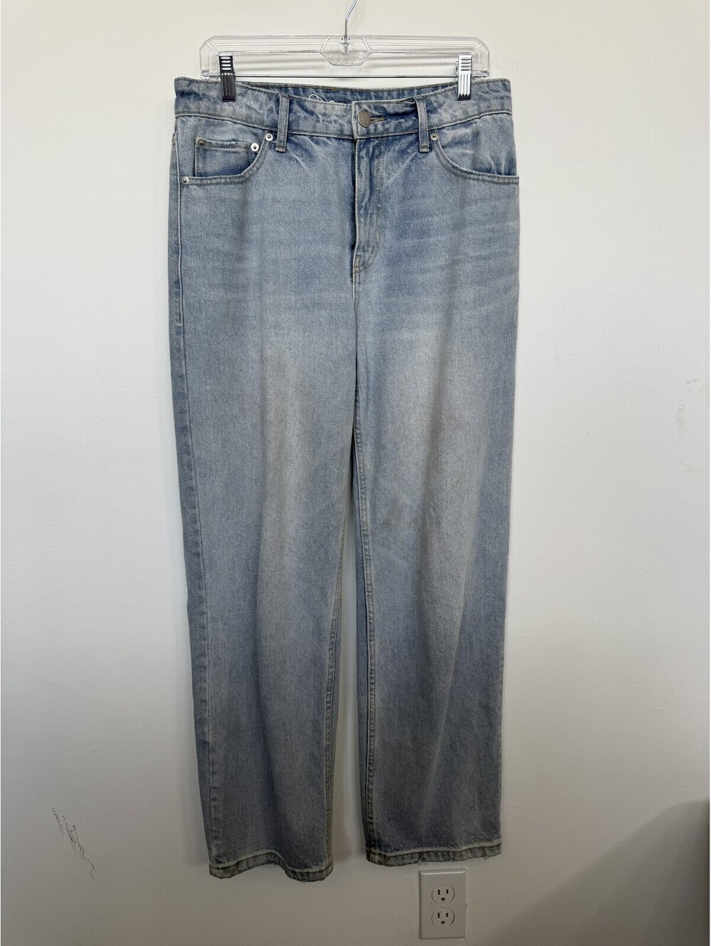 Original Use Relaxed Straight Jeans 100% Cotton Light Wash 31 x 30 Mens